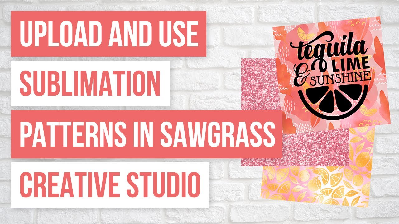🔥How to Upload and Use Sublimation Patterns in Sawgrass Creative Studio