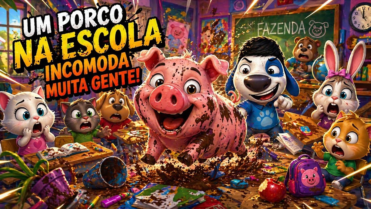 O Hank Trouxe Um Porco Pra Escola! 🤣🐖🐷🎒🏫 Episódio 111 - 2° Temp.