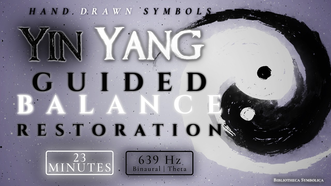 Guided Yin Yang Symbol Meditation & Manifestation ☯️ 639Hz &bull; 11Hz Theta Balance &bull; Harmony &bull; Clarity