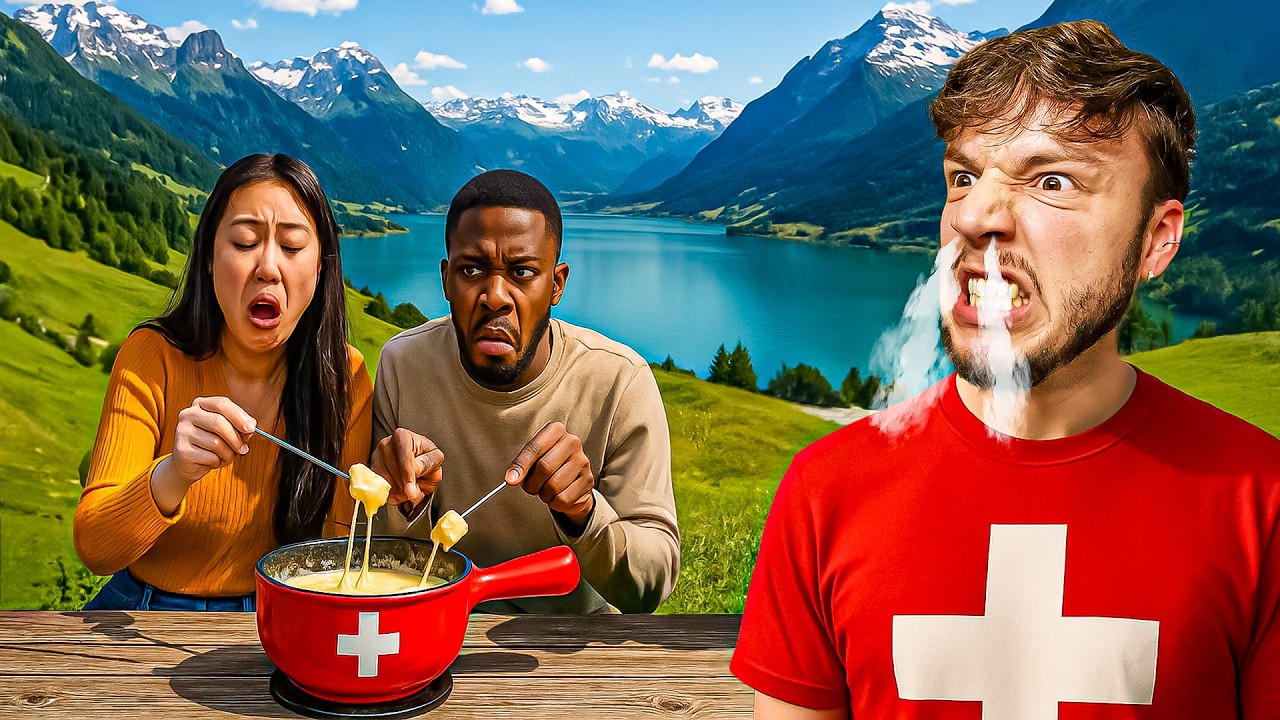 Des &eacute;trangers go&ucirc;tent la fondue pour la 1&egrave;re fois ! (Ils sont choqu&eacute;s)
