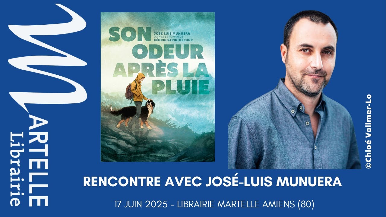Rencontre avec José Luis Munuera - Librairie Martelle - Amiens