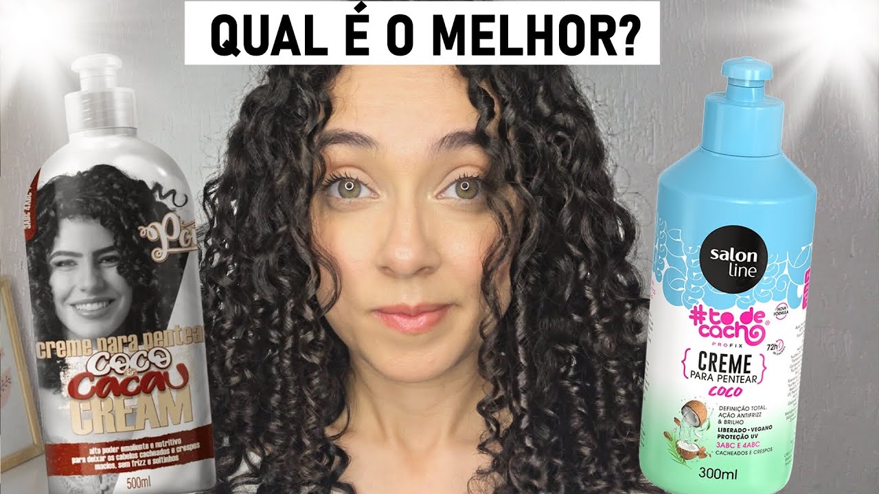BATALHA DE CREMES: COCO E CACAU SOUL POWER X TÔ DE CACHO COCO SALON LINE | Oeslanhiny Nunes