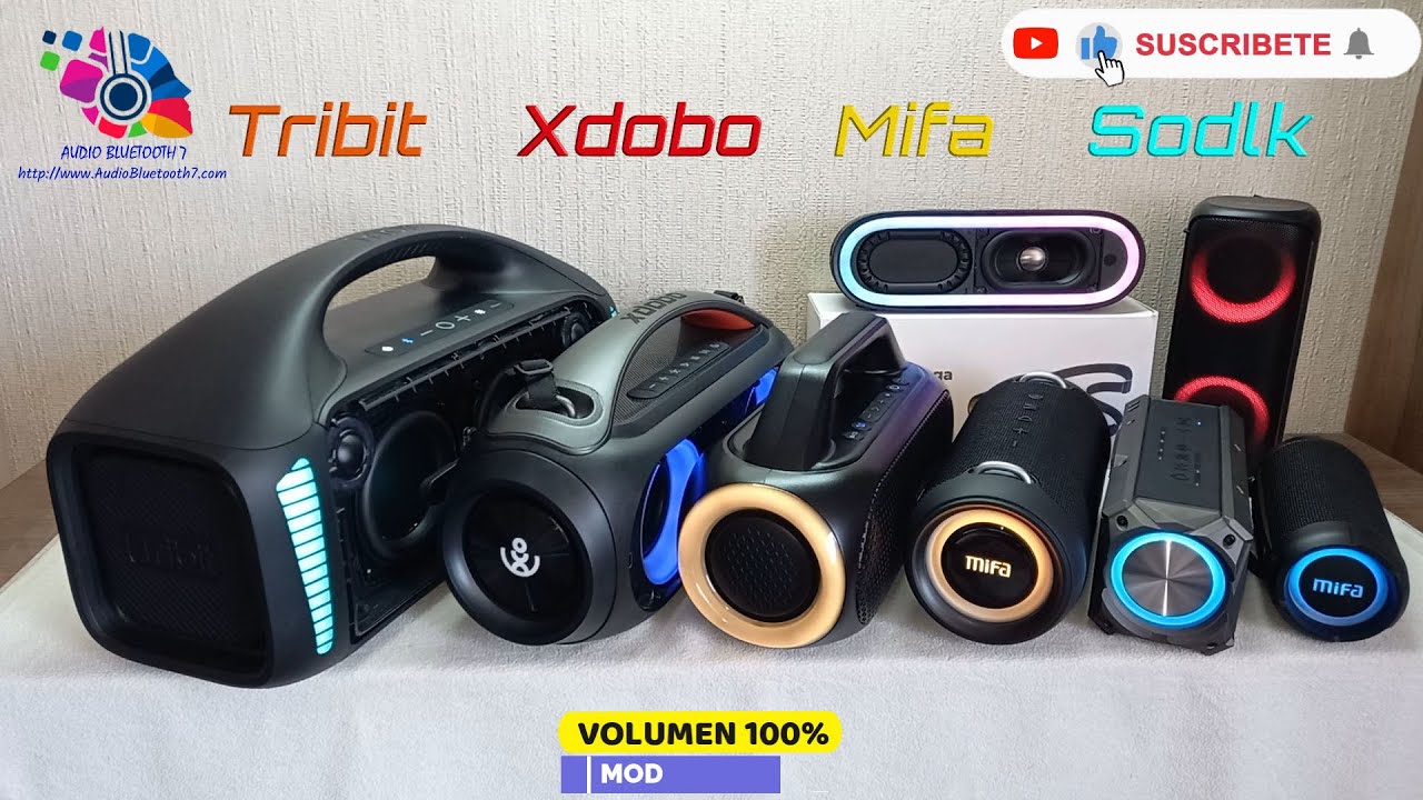 Tribit Xdobo Mifa SodlK Linea Led RGB (Test Sound)
