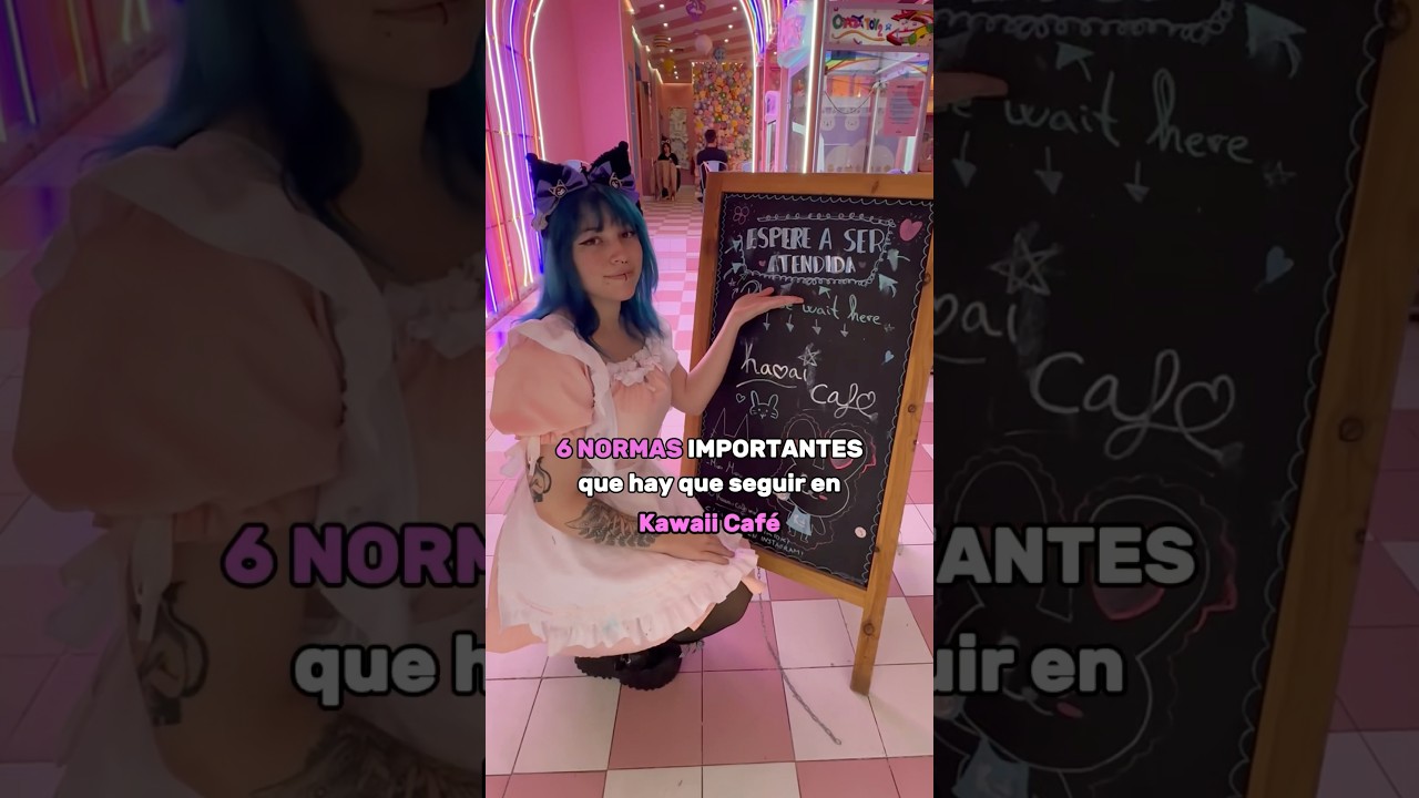 Las normas m&aacute;s importantes de Kawaii Caf&eacute; 💕🐰 #kawaii #cosplay #anime #otaku #cafe
