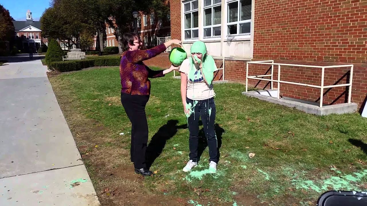 Tiffany gets slimed by mom