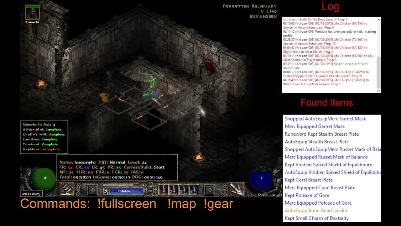Diablo 2, в которую играет ИИ - Amazon HARDCORE - Часть 22