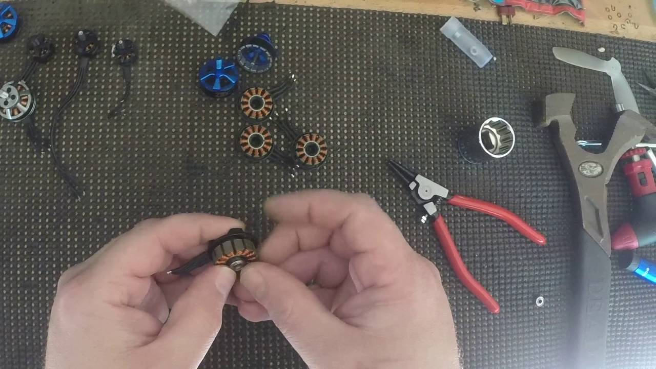 Replacing bearings in a brushless motor....the easy way.