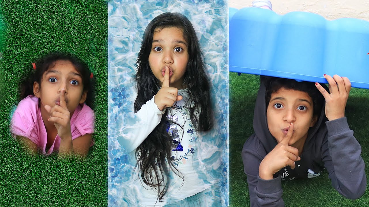 شفا اختبئت في مكان غير متوقع !Shfa extrem hide & seek  colors challenge