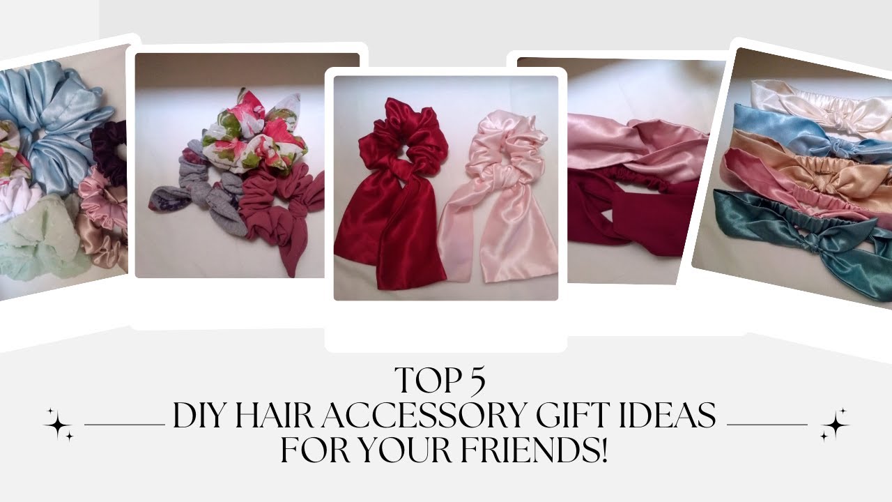 Cute & Easy DIY Hair Accessories 🎀 Perfect Gift Ideas