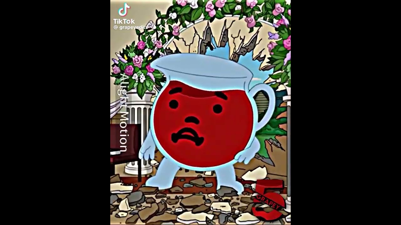 The kool aid man is taking book to die #clips #koolaidman