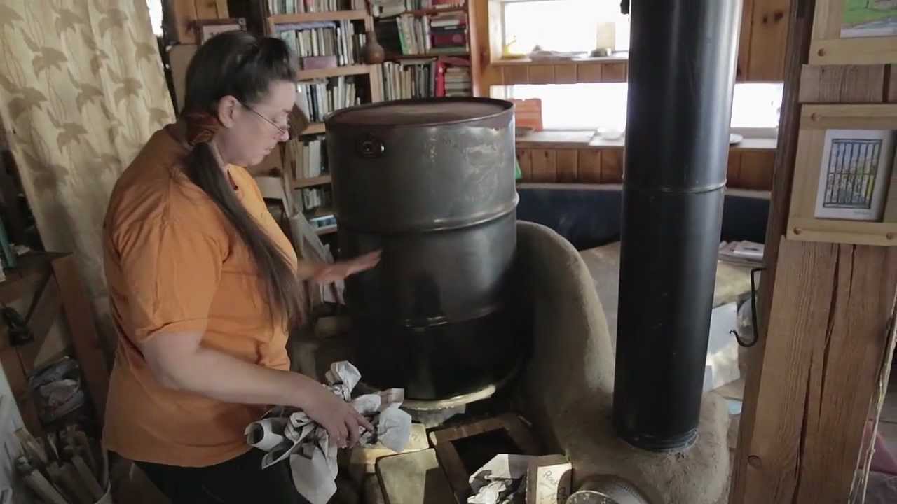 A look at Chelle Lindahl's rocket mass heater - Possible.org