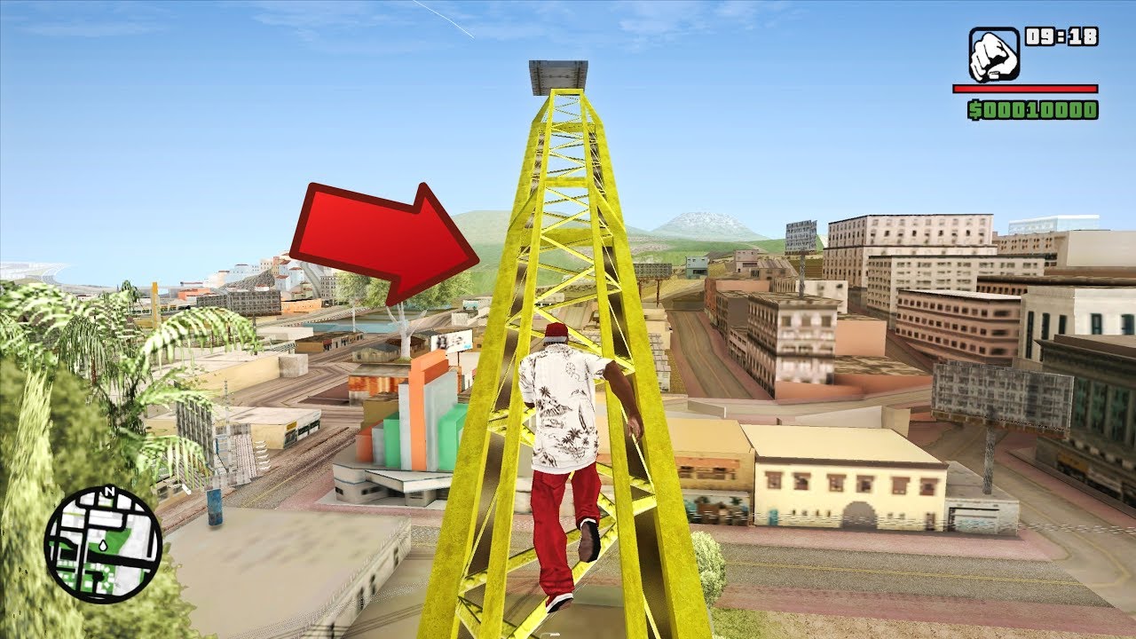 EL PARKOUR MAS DIFICIL DEL GTA SAN ANDREAS !