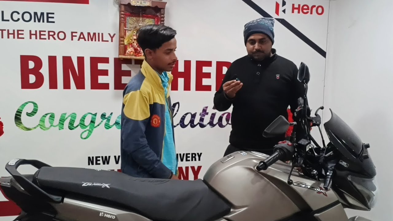 bineet hero bari khanjarpur near dig kothi bhagalpur #bike# hero # glammer #भागलपुर 