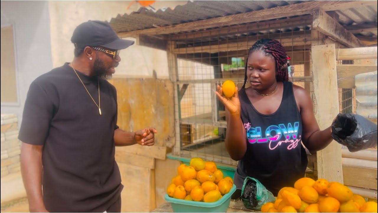 The fight of mango, Big AKWESS and the mango seller Tina black