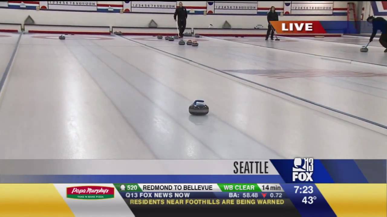 Q13 Morning Show at Granite Curling Club