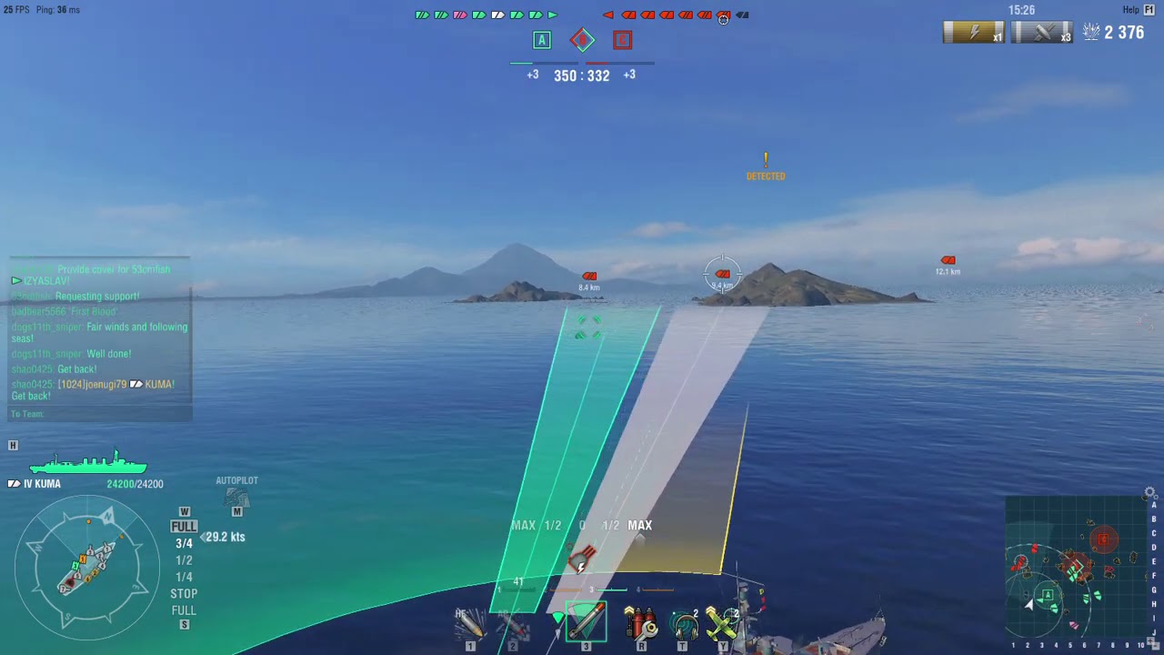 World Of Warships Tier IV Cruiser Kuma Class