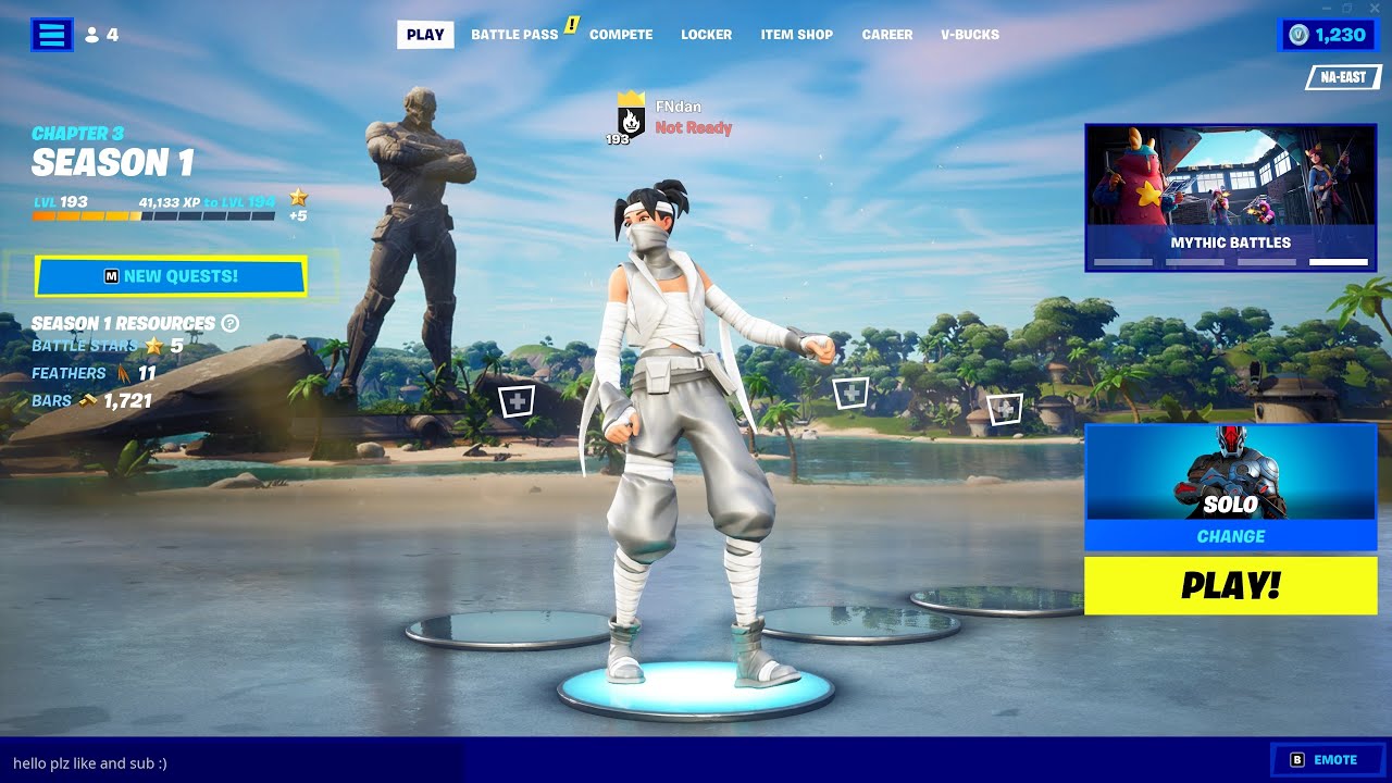 Fortnite lobby dance for tiktok!