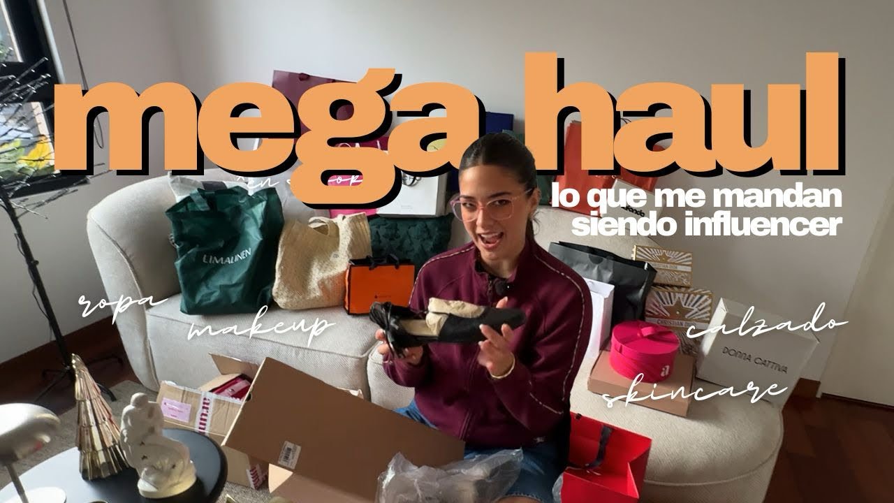 lo que me mandan siendo influencer en lima - perú / cómo empecé en redes  #megahaul 🇵🇪💫💌🪄