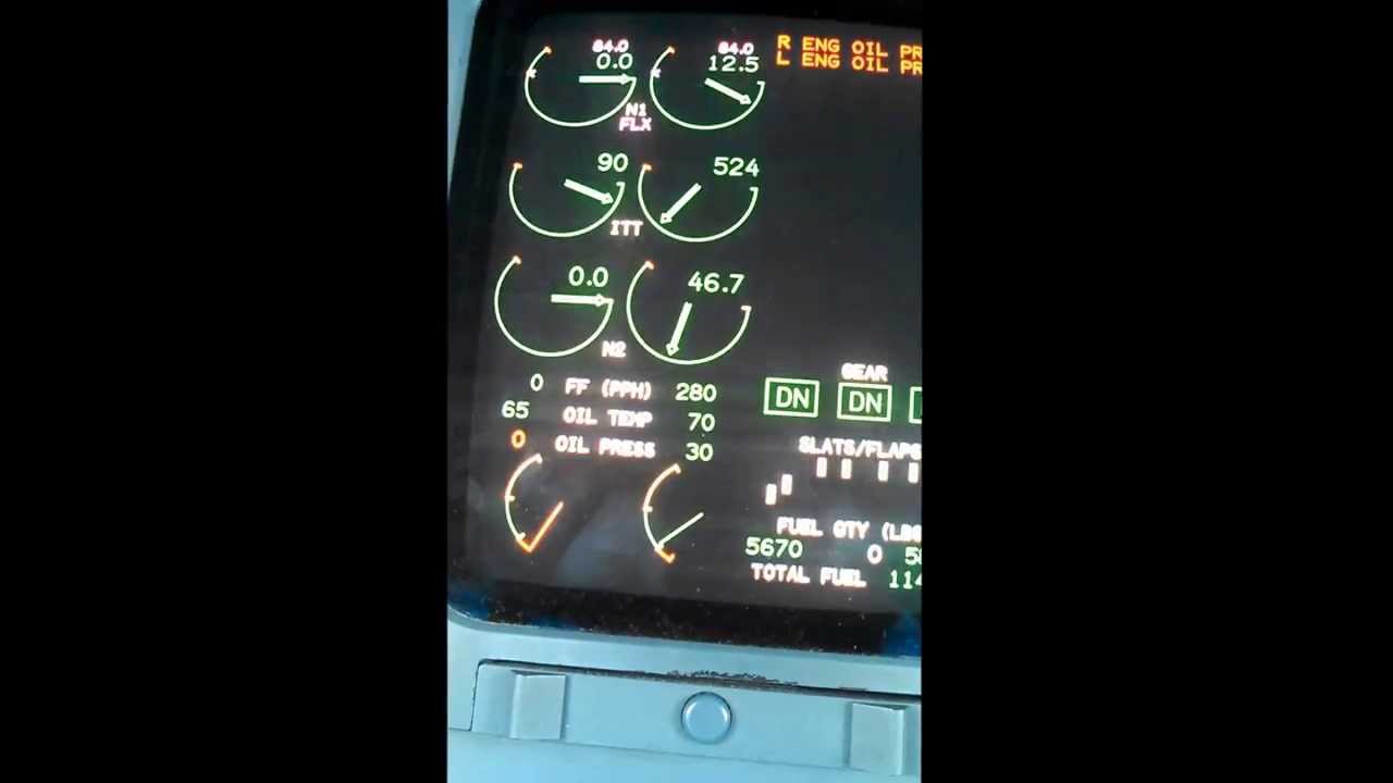 CRJ 700 Engine Start