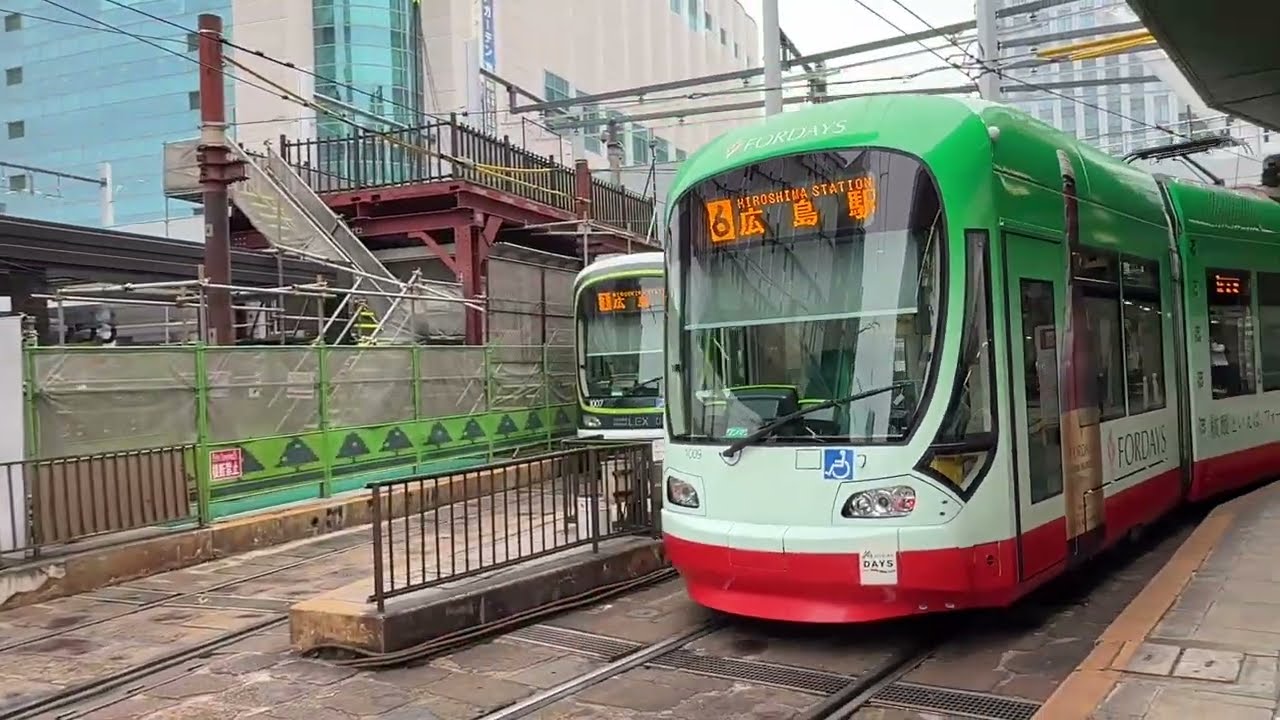 広島電鉄路面電車　2025.06.14 広島駅
