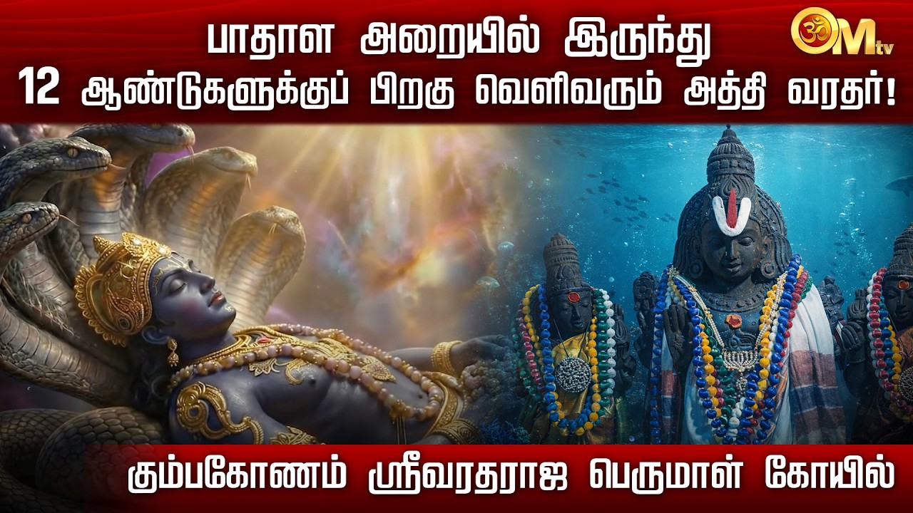 12 வருஷ காத்திருப்பு! வெளிவரும் கும்பகோணம் அத்தி வரதர்! | Athivarathar Kumbakonam Temple | OM TV