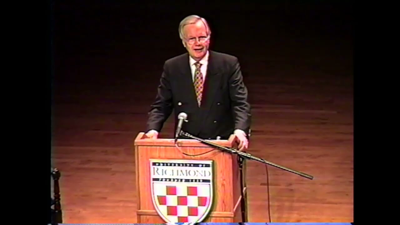 Bill Moyers at the University of Richmond, 1999