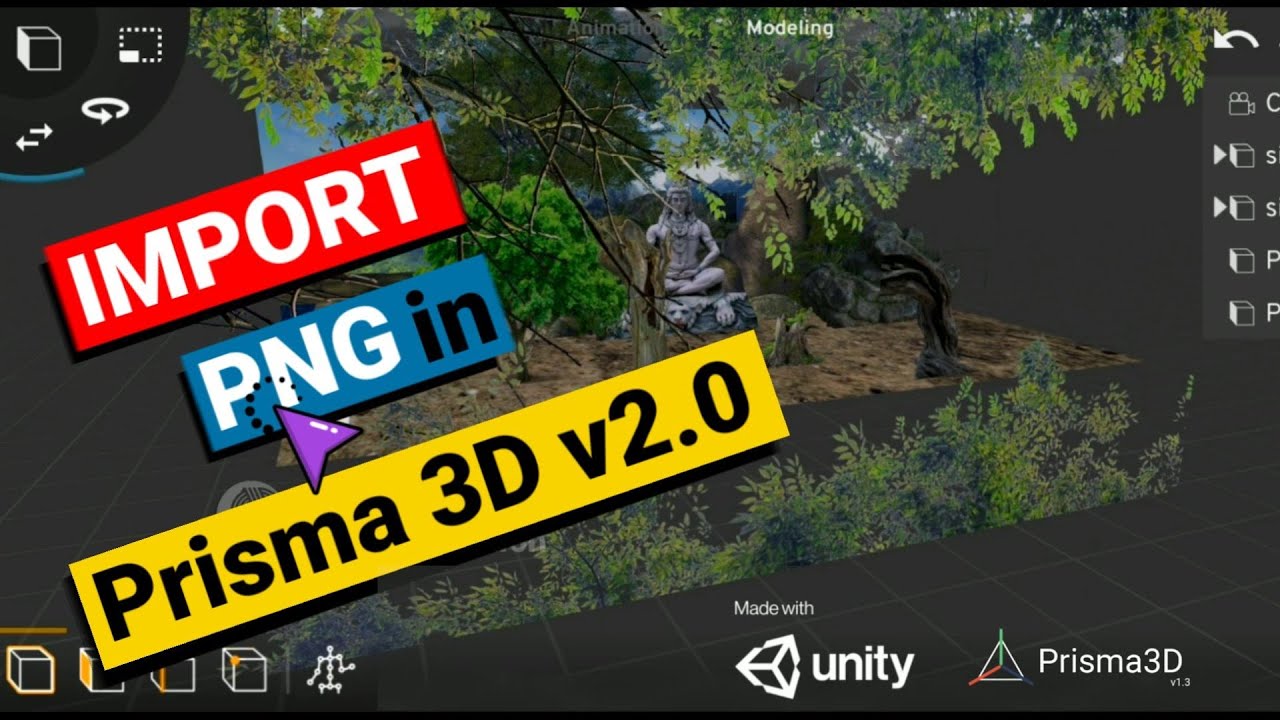 How to Import PNG in Prisma 3D. Now matte Painting easy in Android|BETA v0.2 New features. #Prisma3D