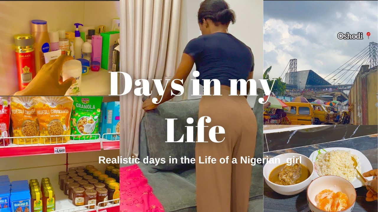 Day in my life | Living alone | Life of a Nigerian Girl | Calm Vlog, Lagos Market shopping 