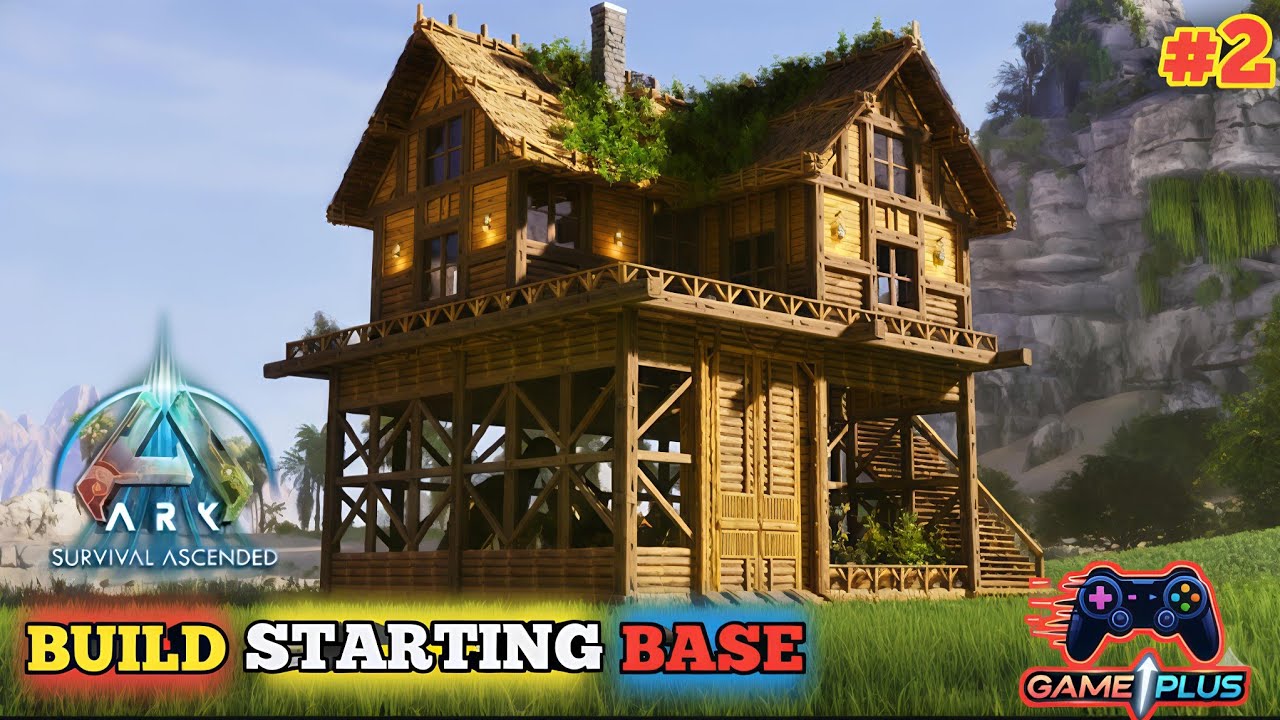 BUILD STARTING BASE | ARK: Survival Ascended Gameplay - Part 2 | GamePlus