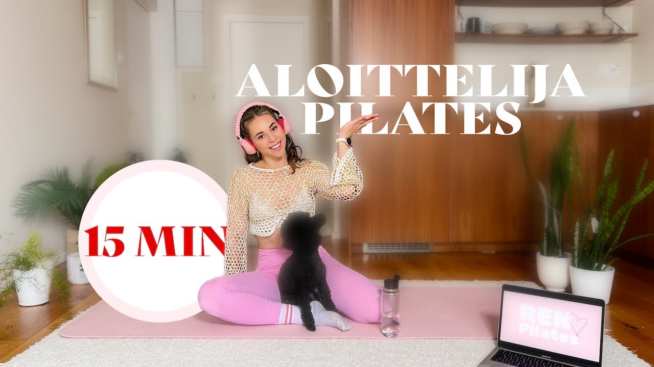 15 MIN ALOITTELIJA PILATES // Koko keho treeni kotona