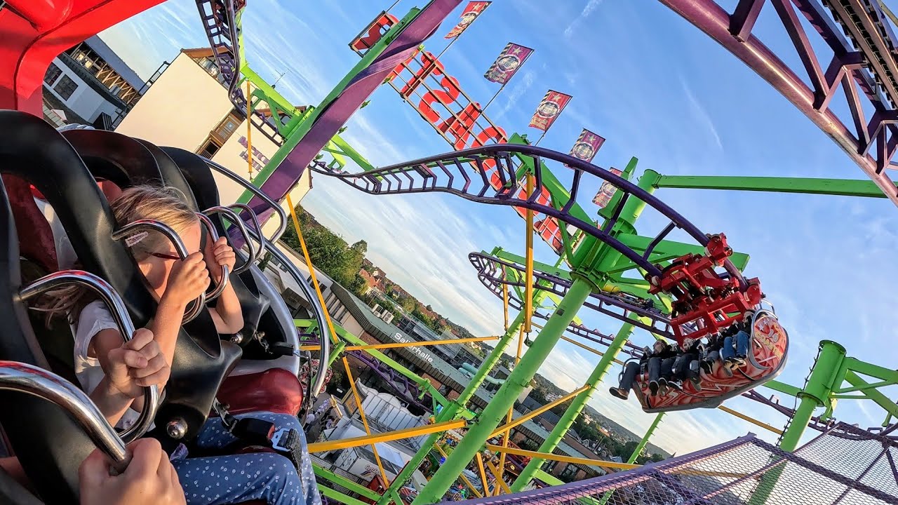 Euro Coaster - Fackler / Buwalda ( Onride / POV ) [ Wurstmarkt Bad Dürkheim 2024 ]