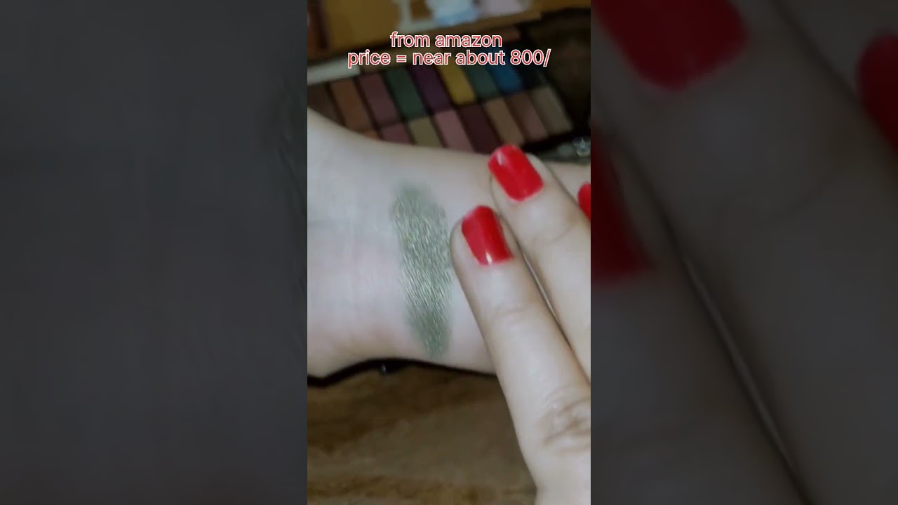 😍makeup revolution x tammi / affordable /  eyeshadow palette #amazon #shorts #yotubeshorts #viral
