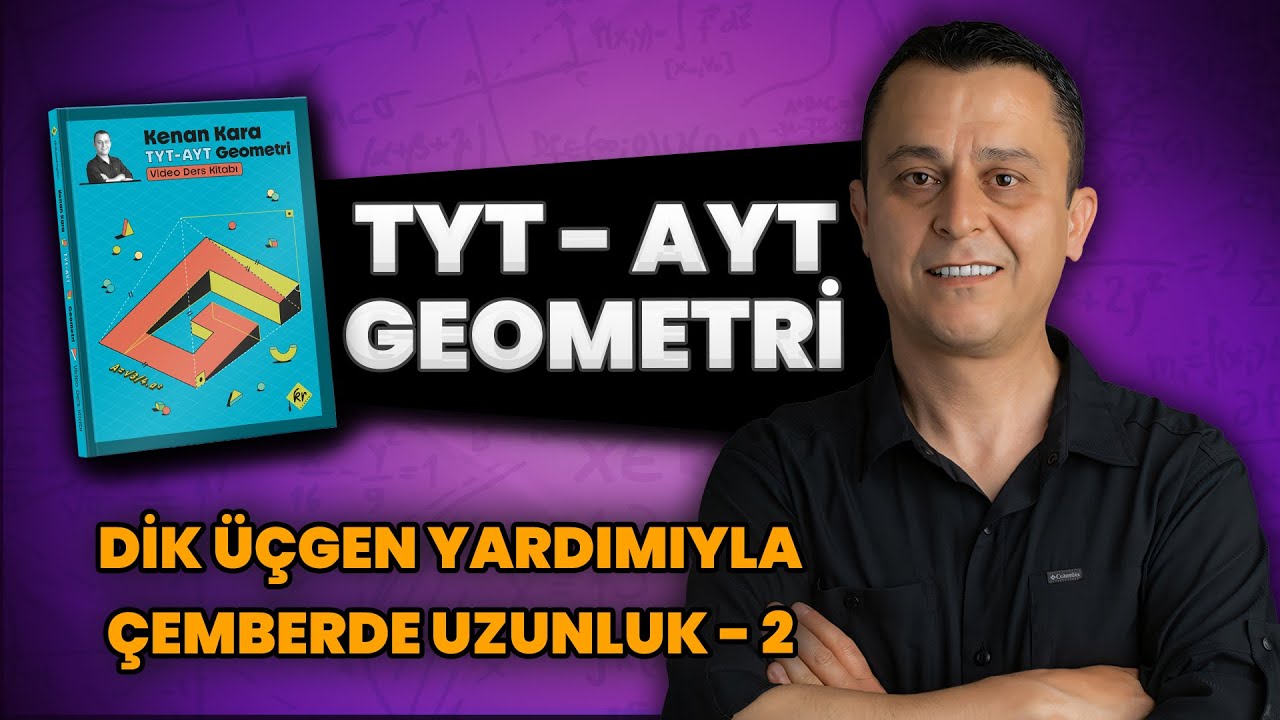 Dik üçgen yardımıyla çemberde uzunluk - 2 | 2026 tyt ayt geometri kampı | 31.Gün