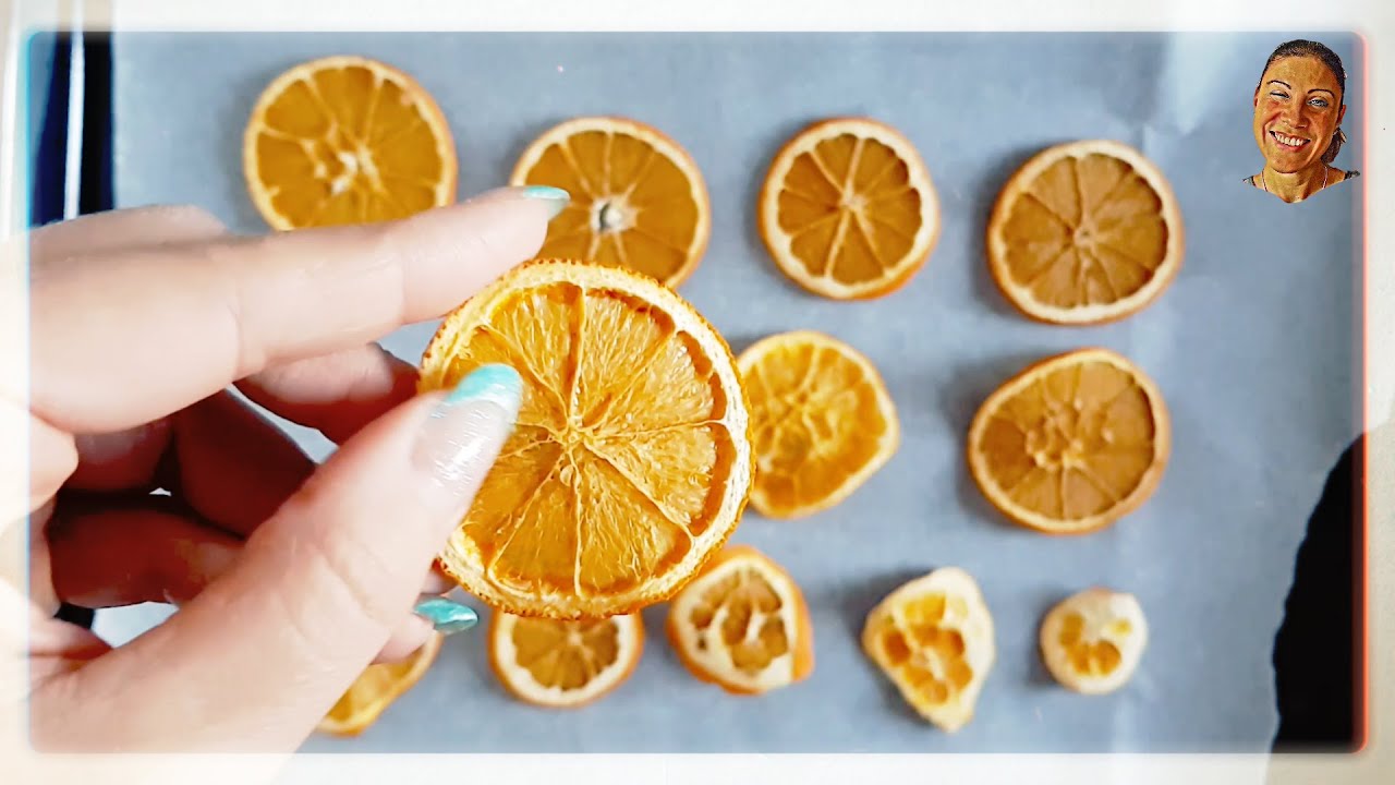 Come ESSICCARE FETTINE di ARANCIA in casa (2020) 🍊🍊🍊 fette arancia essiccate al forno