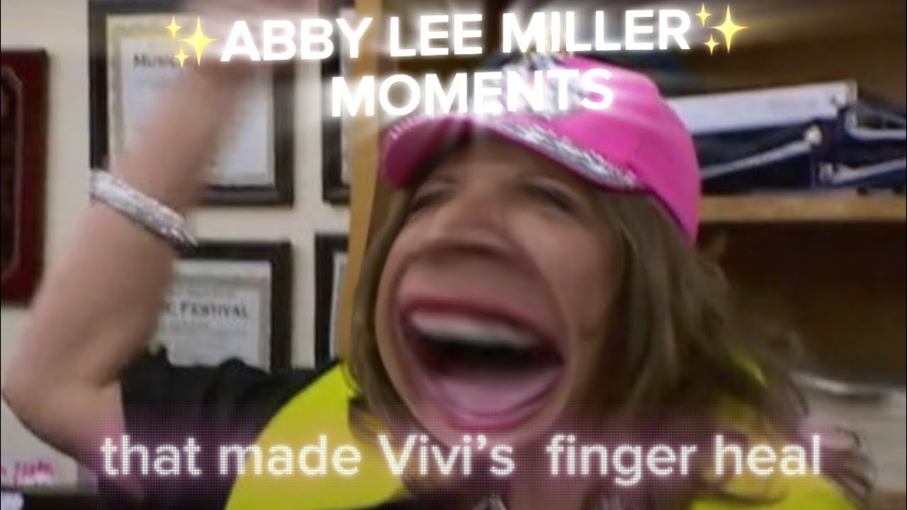 Abby Lee Miller Moments- that made Vivi’s finger heal 