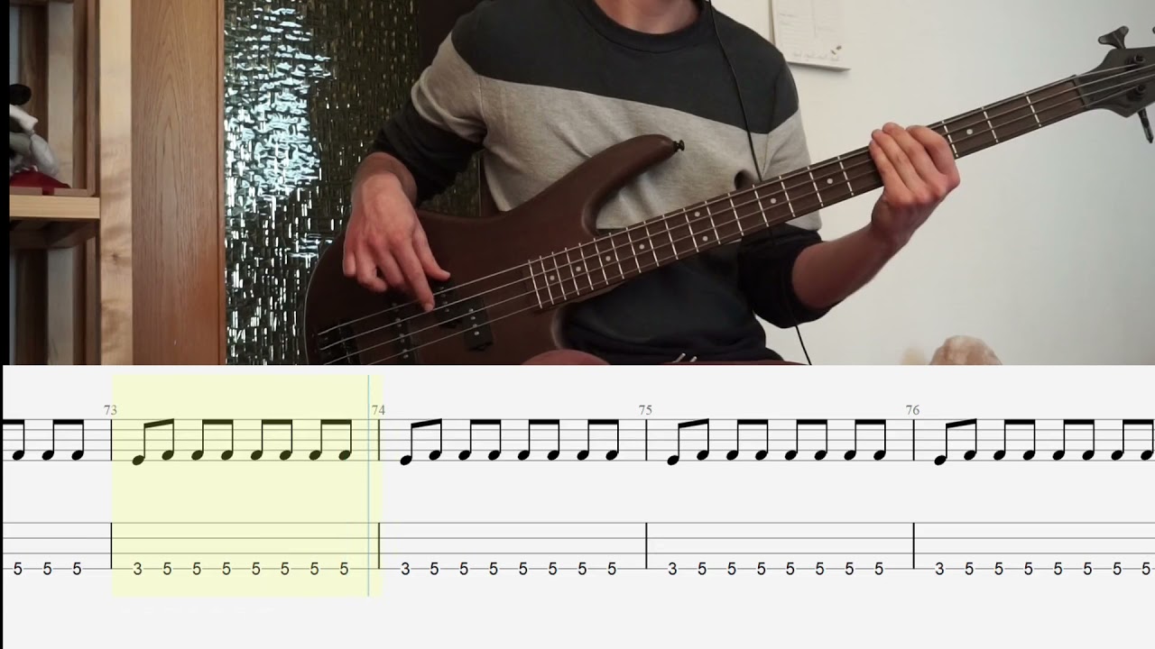 Deep Purple - Black Night | Bass Cover (with Playalong-Tabs)