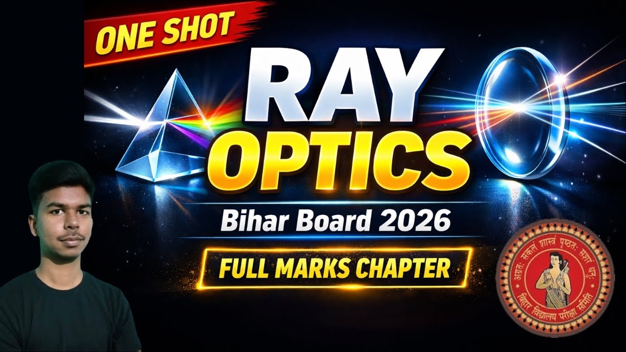Ray optics class 12 Physics one shot by Abhimanyu Shotri for Bihar board 2026 #bseb #biharboard2026 