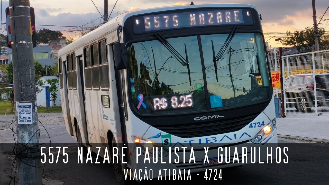 Estado de SP - 5575 Nazaré Paulista X Guarulhos | Svelto Volksbus 17.230