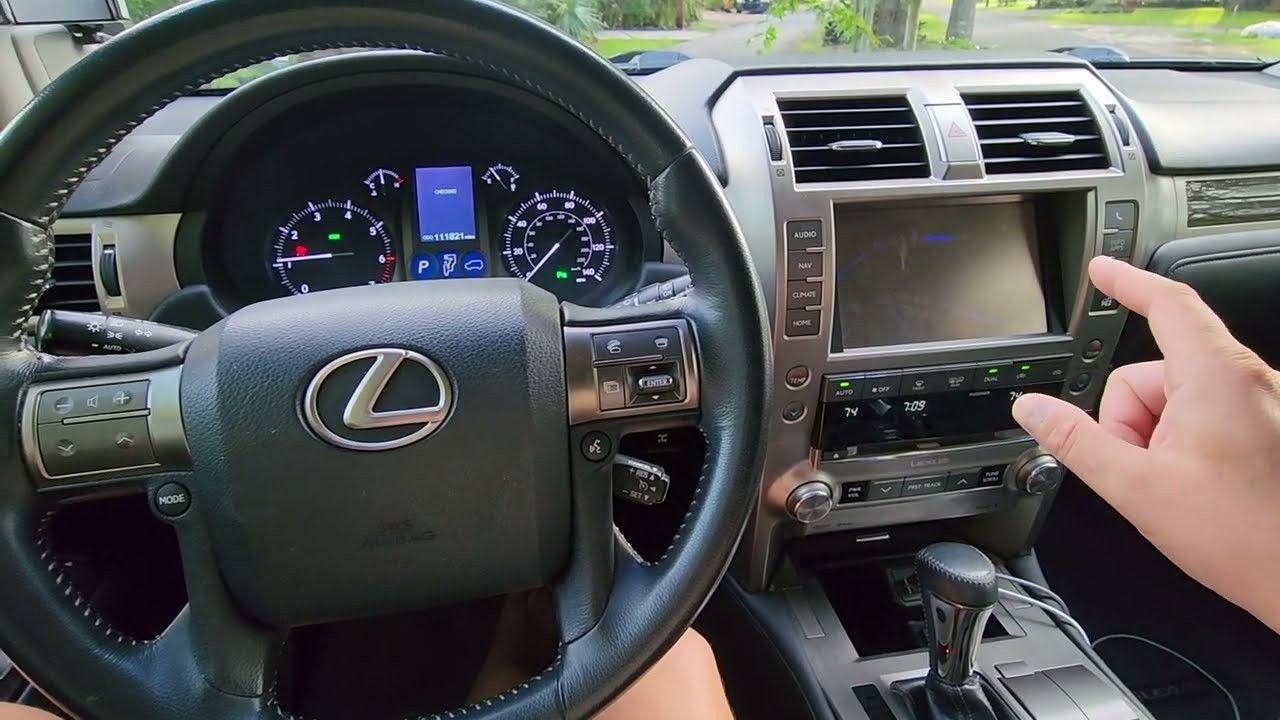 Обновление информационно-развлекательной системы Lexus GX460 с поддержкой Carplay, Android Auto, ...