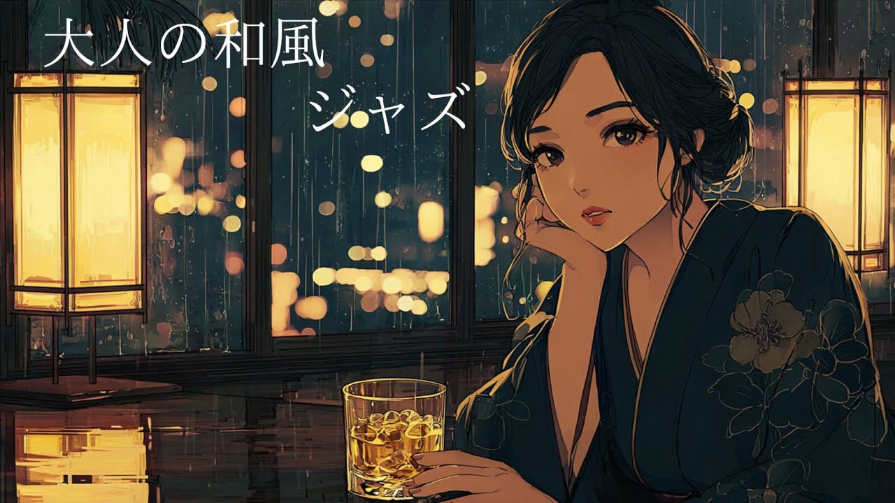 【和JAZZ】雨の夜に聴く静かなジャズラウンジ