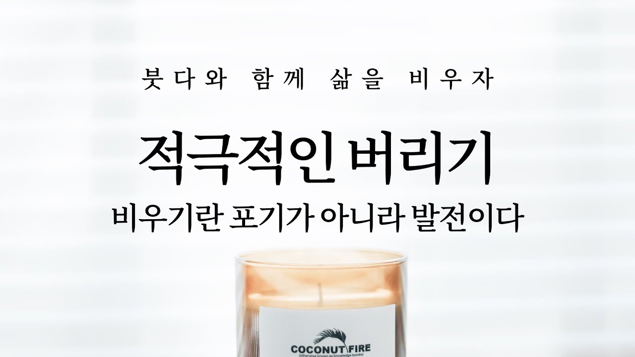 적극적인 버리기: 비우기란 포기가 아니라 발전이다 (미니멀라이프, 마음챙김, 무소유, 법정스님, 동기부여)