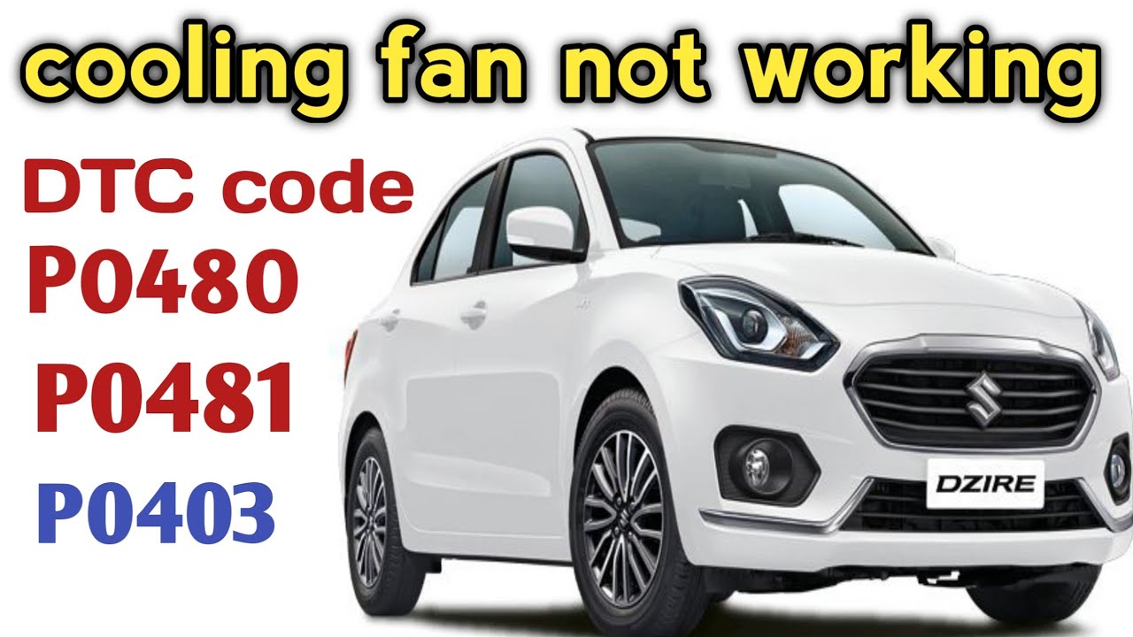 Maruti Swift Dzire cooling fan and egr not working water in fewle sensor indicate