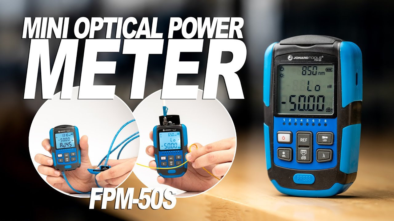 Jonard Tools Mini Optical Power Meter (FPM-50S) Product Video