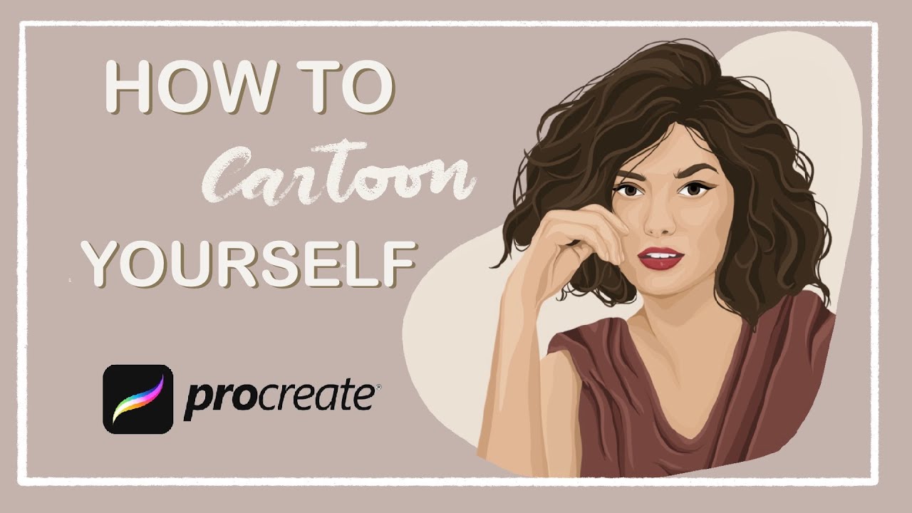 How To Cartoon yourself on Procreate app! ✨