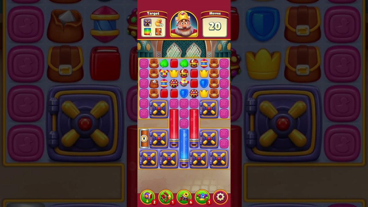 Royal match 12540 to 12549 levels tricks to win game play walkthrough 