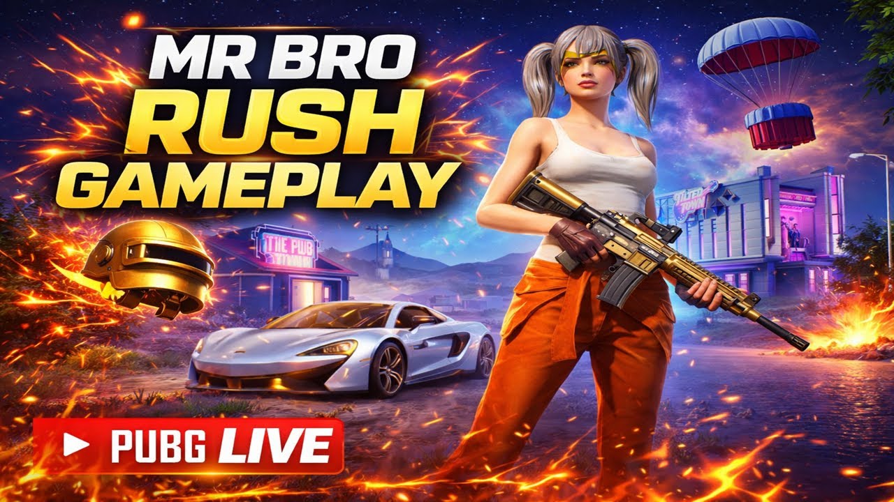 🔴 LIVE NOW &ndash; PUBG Mobile Rusg Game Play