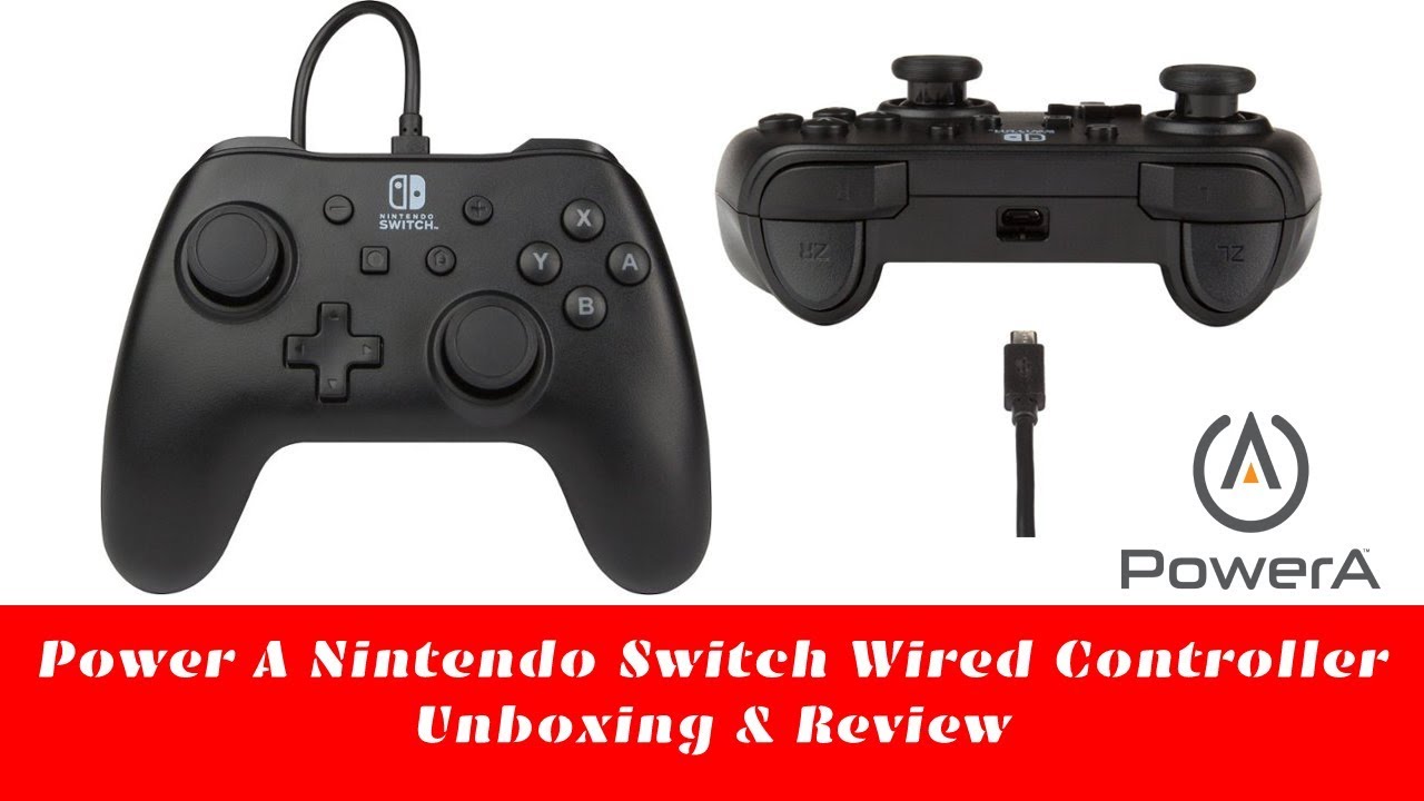 Power A Nintendo Switch Wired Controller — распаковка и обзор