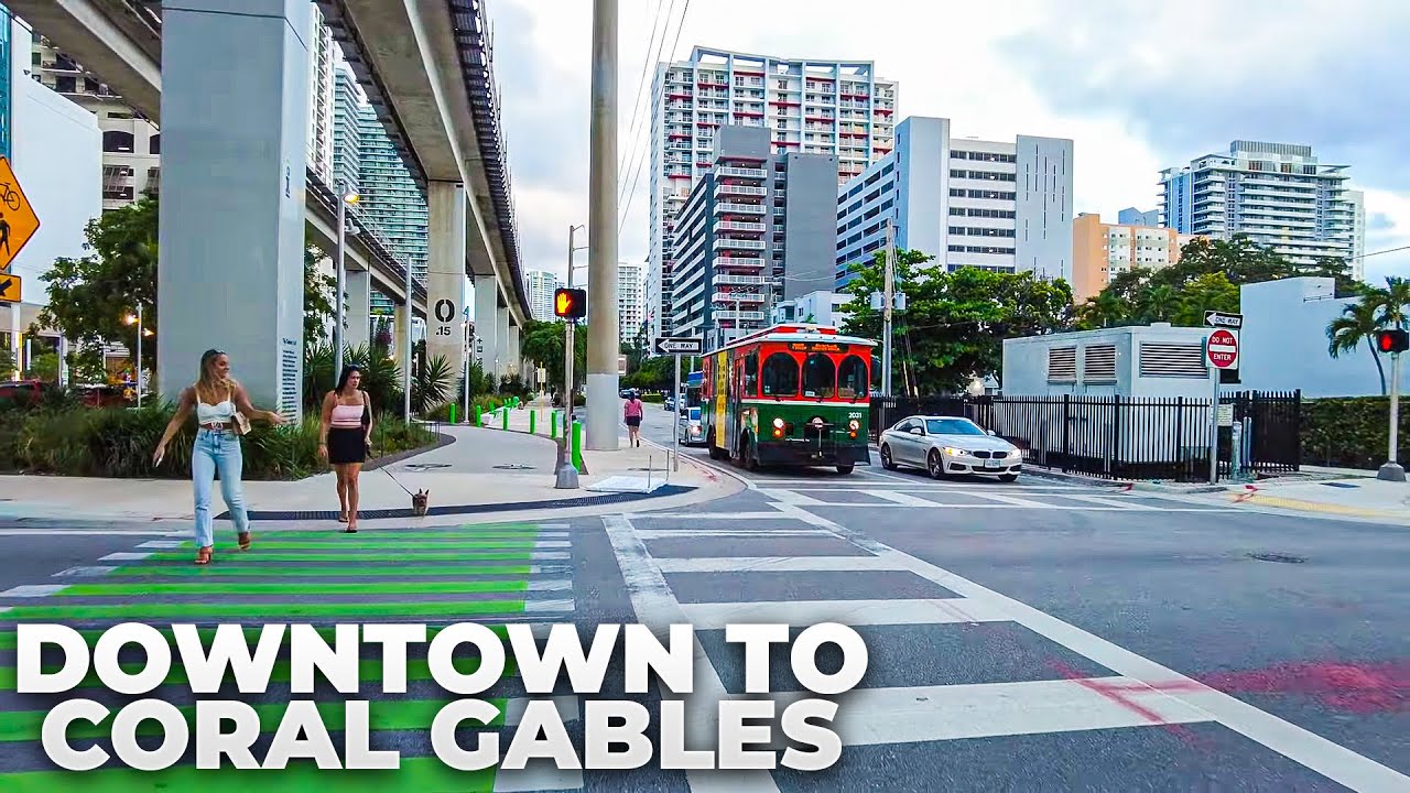 Miami Scooter Ride : Downtown to Coral Gables on Friday Night (July 15, 2022)