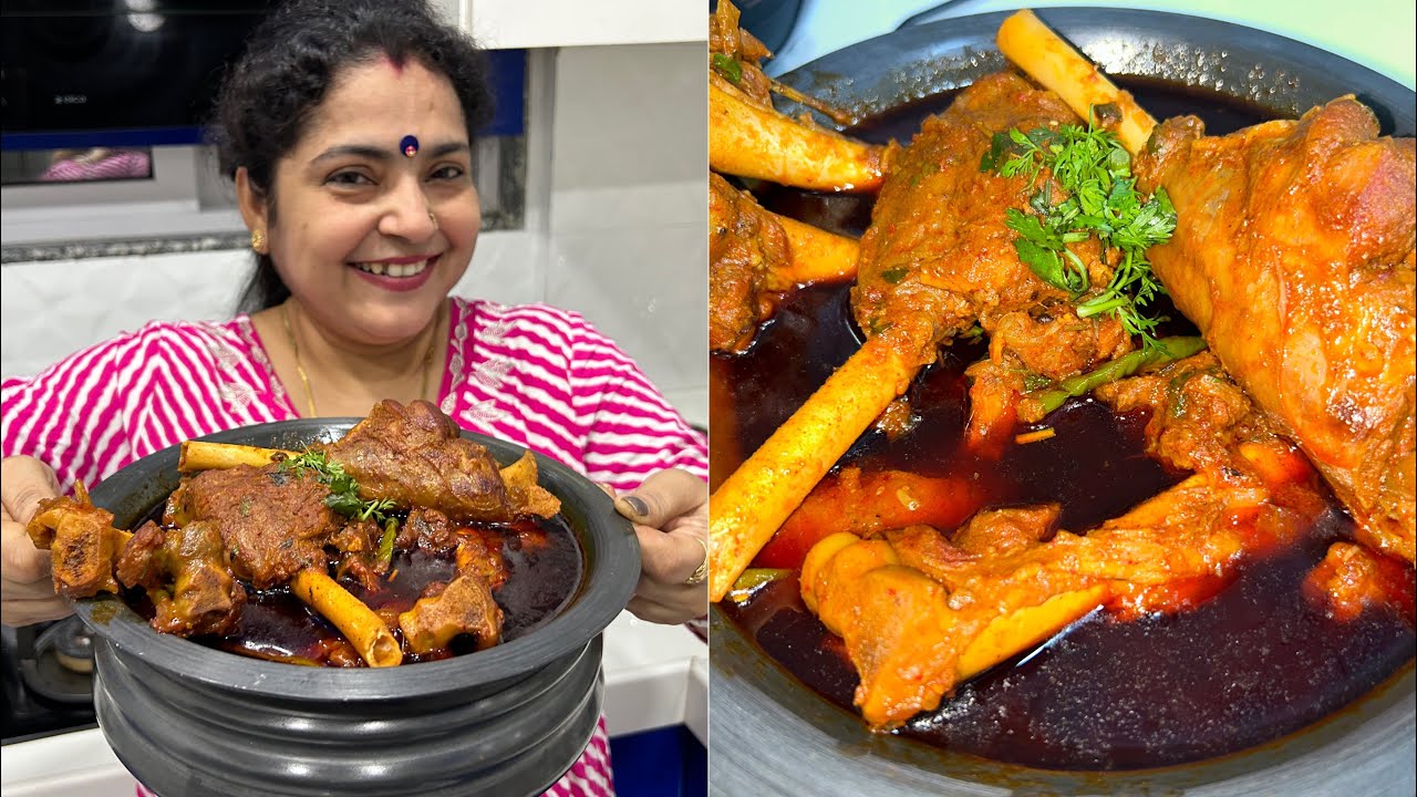 MANGSHER LAL LAL JHOL RECIPE 🔥 BENGALI STYLE SPICY MUTTON CURRY RECIPE | MUTTON CURRY RECIPE 🔥