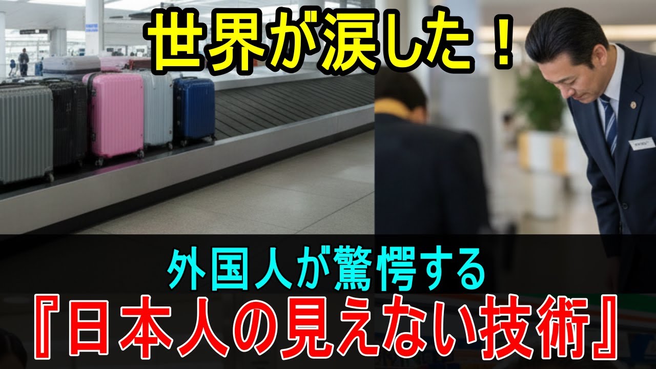 「世界が涙した！外国人が驚愕する『日本人の見えない技術』」